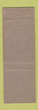 Matchbook Cover - Jester's Timley Men's Clothes Thomasville NC WEAR