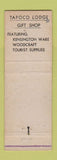 Matchbook Cover - Tapoco Lodge NC WEAR