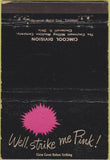 Matchbook Cover - Cimcool Division Milling Cincinnati OH 40 Strike