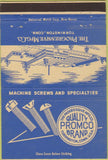 Matchbook Cover - Promco Brand Torrington CT screws 40 Strike