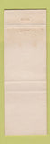 Matchbook Cover - Craft Motel Restaurant Battleboro NC WORN
