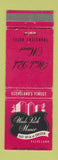 Matchbook Cover - Wade Park Manor Cleveland OH WEAR
