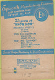 Matchbook Cover - Epworth Manufacturing Detroit MI 40 Strike