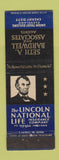 Matchbook Cover - Lincoln Insurance Seth Bardwell Cleveland OH Abraham