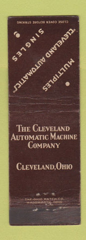 Matchbook Cover - Cleveland Automatic Machine Company Cleveland OH