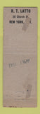 Matchbook Cover - Cleveland Automatic Machine Company Cleveland OH