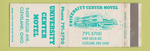 Matchbook Cover - University Center Motel Cleveland OH WEAR