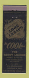 Matchbook Cover - Ebony Lounge Cleveland OH Myron Styles