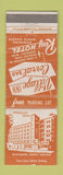 Matchbook Cover - Village Inn Ray Hotel Dickinson ND WEAR