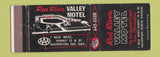 Matchbook Cover - Red River Valley Motel Wahpeton ND WEAR