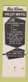 Matchbook Cover - Red River Valley Motel Wahpeton ND WEAR