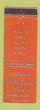 Matchbook Cover - Walsh County Bank Grafton ND