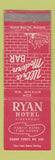 Matchbook Cover - Ryan Hotel Grand Forks ND WEAR