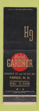Matchbook Cover - Hotel Gardner Fargo ND