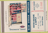 Matchbook Cover - Blue Streak Ignition auto parts San Diego CA 40 Strike