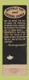 Matchbook Cover - Buffalo Cocktail Lounge Minot ND