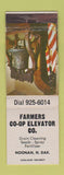 Matchbook Cover - Farmers COOP Elevator Noonan ND seed fertilizer WEAR