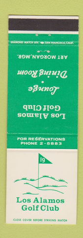 Matchbook Cover - Los Alamos Golf Club CA