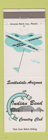 Matchbook Cover - Indian Bend Country Club Golf Scottsdale AZ