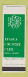 Matchbook Cover - Itasca Country Club IL