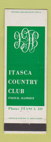 Matchbook Cover - Itasca Country Club IL