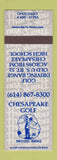 Matchbook Cover - Chesapeake Golf Driving Range