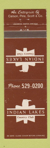 Matchbook Cover - Indian Lakes Country Club  Bloomingdale IL