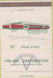 Matchbook Cover - Vee Arc Corp Westboro MA 40 Strike