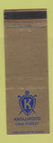 Matchbook Cover - Knollwood Golf Course Lake Forest WEAR IL