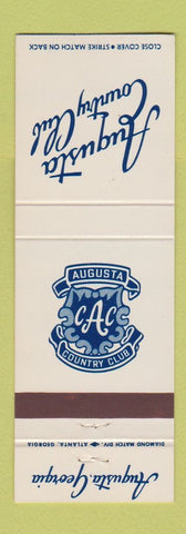 Matchbook Cover - Augusta Country Club Augusta GA