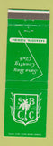 Matchbook Cover - Sara Bay Country Club Sarasota FL