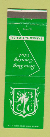 Matchbook Cover - Sara Bay Country Club Sarasota FL