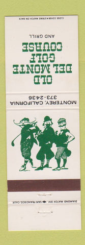 Matchbook Cover - Old Del Monte Golf Course Monterey CA