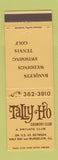 Matchbook Cover - Tally Ho Country Club Mundelein IL