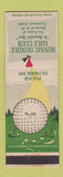 Matchbook Cover - Bonnie Dundee Golf Club Chicago IL WEAR