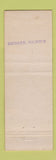 Matchbook Cover - Bonnie Dundee Golf Club Chicago IL WEAR