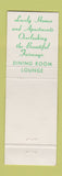Matchbook Cover - North Dade Country Club Golf Miami FL