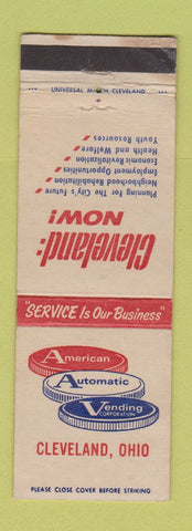Matchbook Cover - American Automatic Vending Cleveland OH WEAR