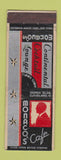Matchbook Cover - Monaco's Cafe Cleveland OH deco