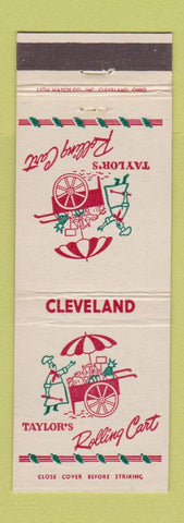 Matchbook Cover - Talyor's Rolling Cart Cleveland OH
