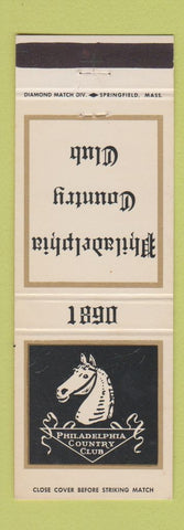 Matchbook Cover - Philadelphia Country Club PA?