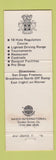 Matchbook Cover - Mile Square Restaurant Golf Mountain Valley CA