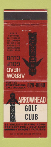 Matchbook Cover - Arrowhead Golf Club Oregon City? OR