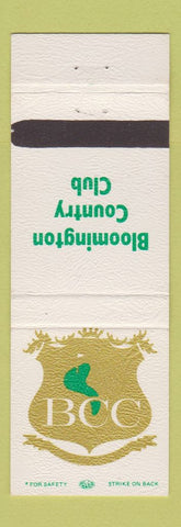 Matchbook Cover - Bloomington Country Club IL