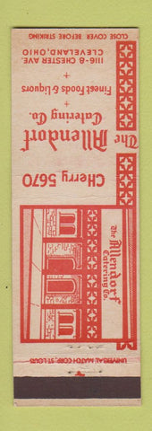 Matchbook Cover - Allendorf Catering Cleveland OH