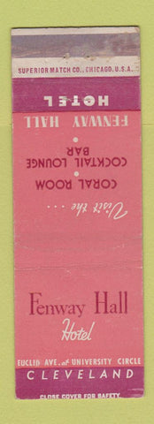 Matchbook Cover - Fenway Hall Hotel Cleveland OH WEAR