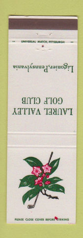 Matchbook Cover - Laurel Valley Golf Club Ligonier PA