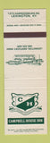 Matchbook Cover - Campbell House Inn Lexington KY