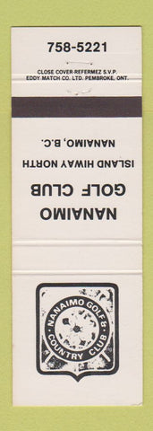 Matchbook Cover - Nanaimo Golf Club Nanaimo BC