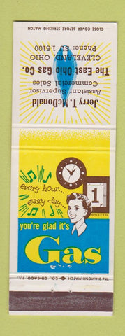 Matchbook Cover - East Ohio Gas Cleveland OH propane